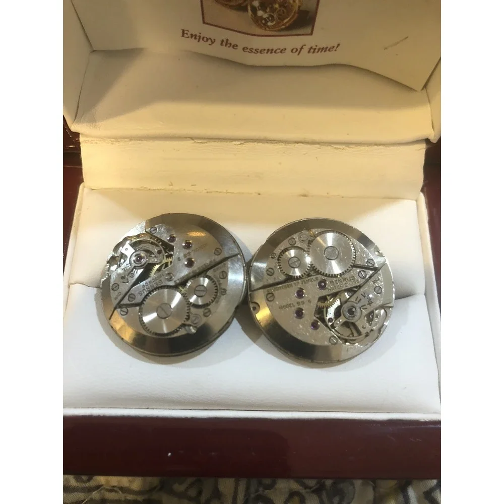 It's About Time Designs by Robin‎ Frances Vintage Watch Part Cufflinks